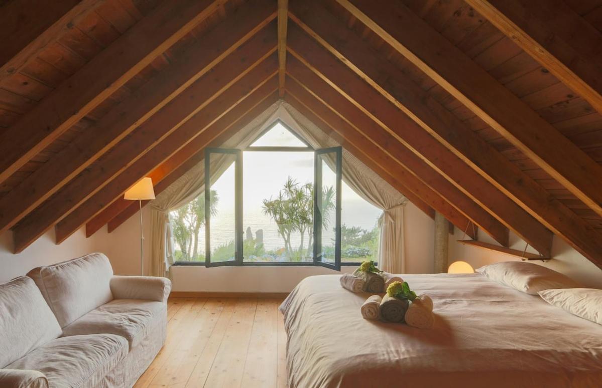 Green Oceanview Relaxing Cottage Mosteiros  Exterior foto